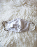 HANDMADE LINEN FACE COVERING | Inner filter pocket | Sold with 6 filters