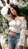 "MARGARITA" BOHO TOP